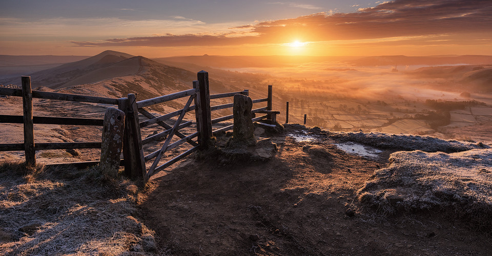 Mam Tor gate, the great ridge, Mam Tor - Peak District Photography