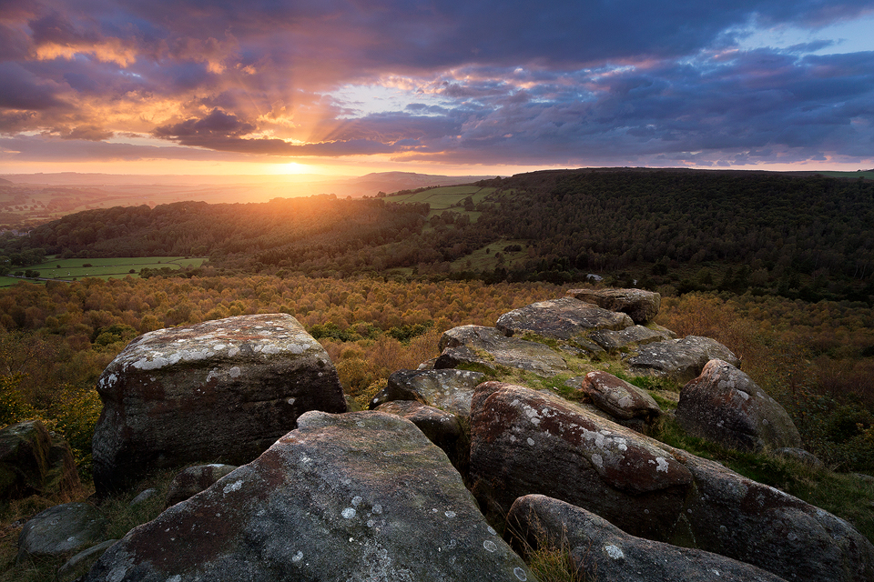 Gardom's Edge Sunset