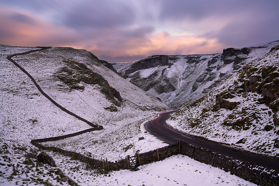 Wintry Winnats Pass