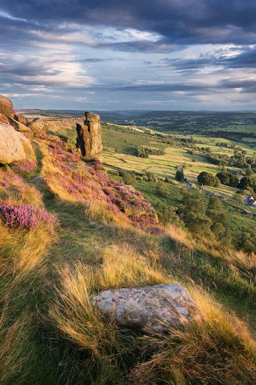 Curbar Edge Pinnacle Stone - Peak District Photography